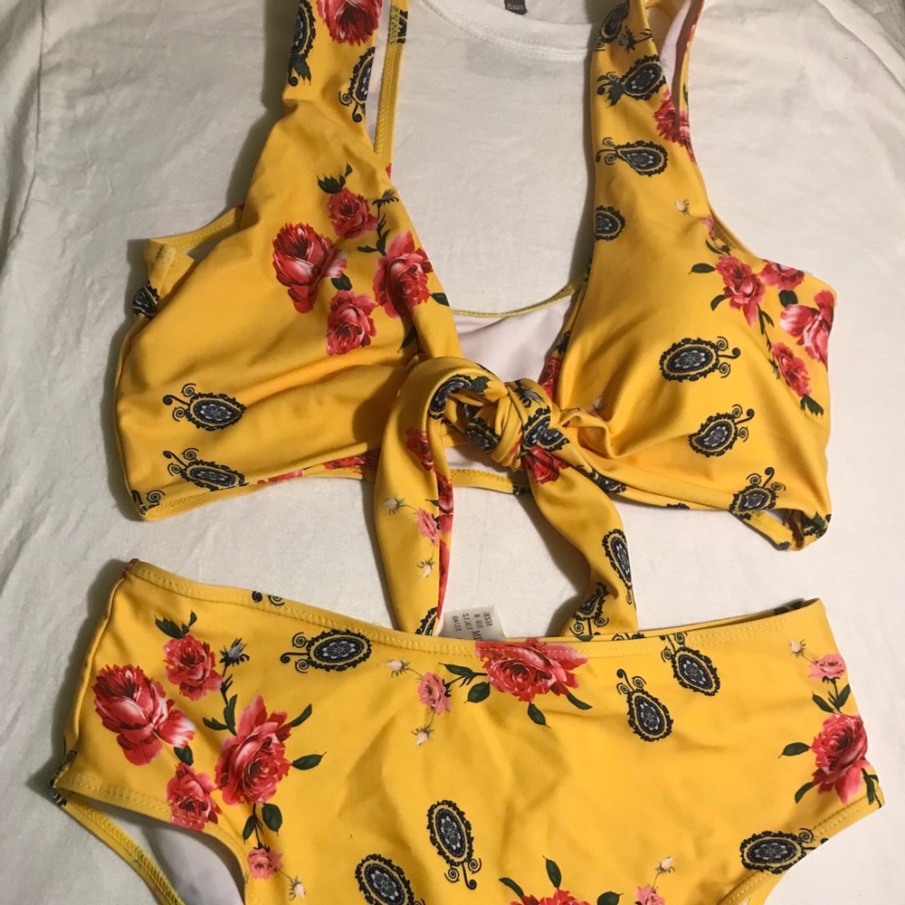 Zaful high waisted bottoms swimsuit